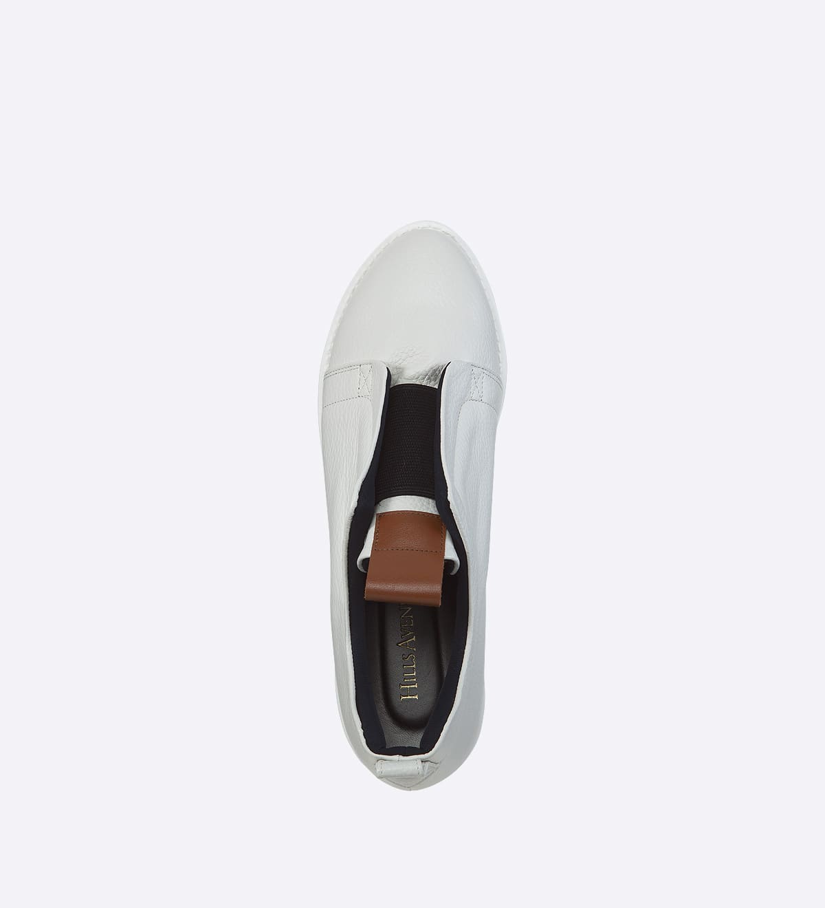 Sneaker Sydney em couro marfim