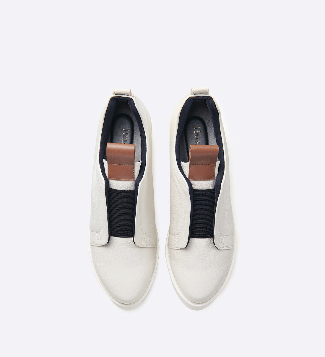 Sneaker Sydney em couro marfim