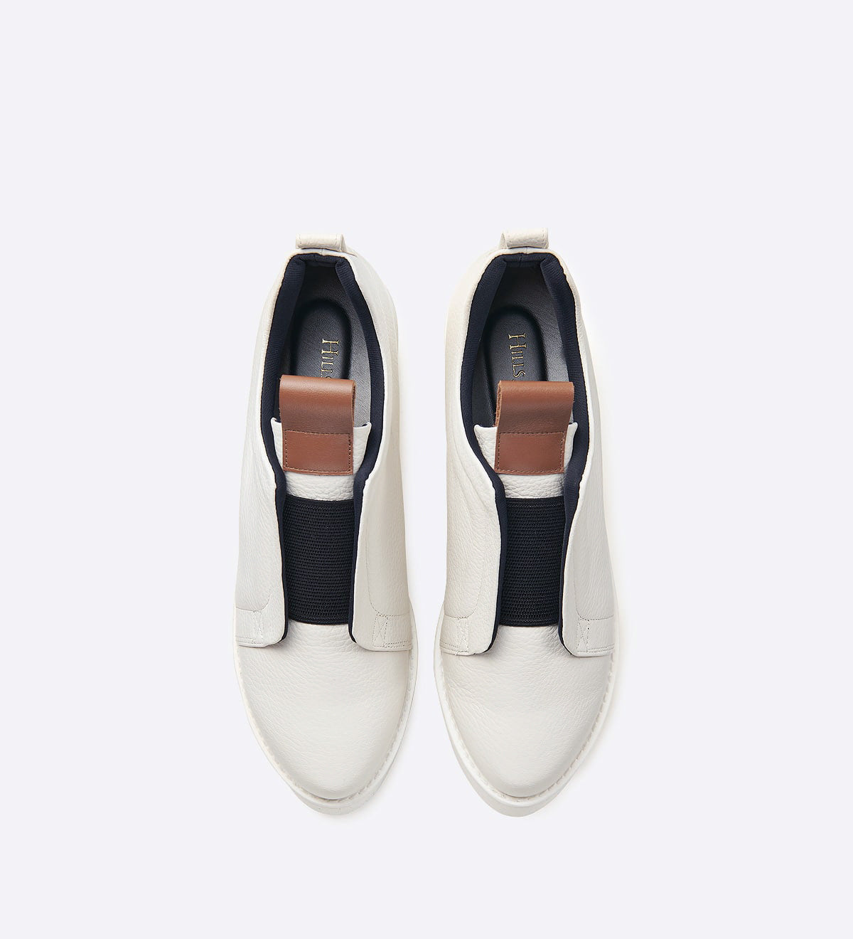 Sneaker Sydney em couro marfim