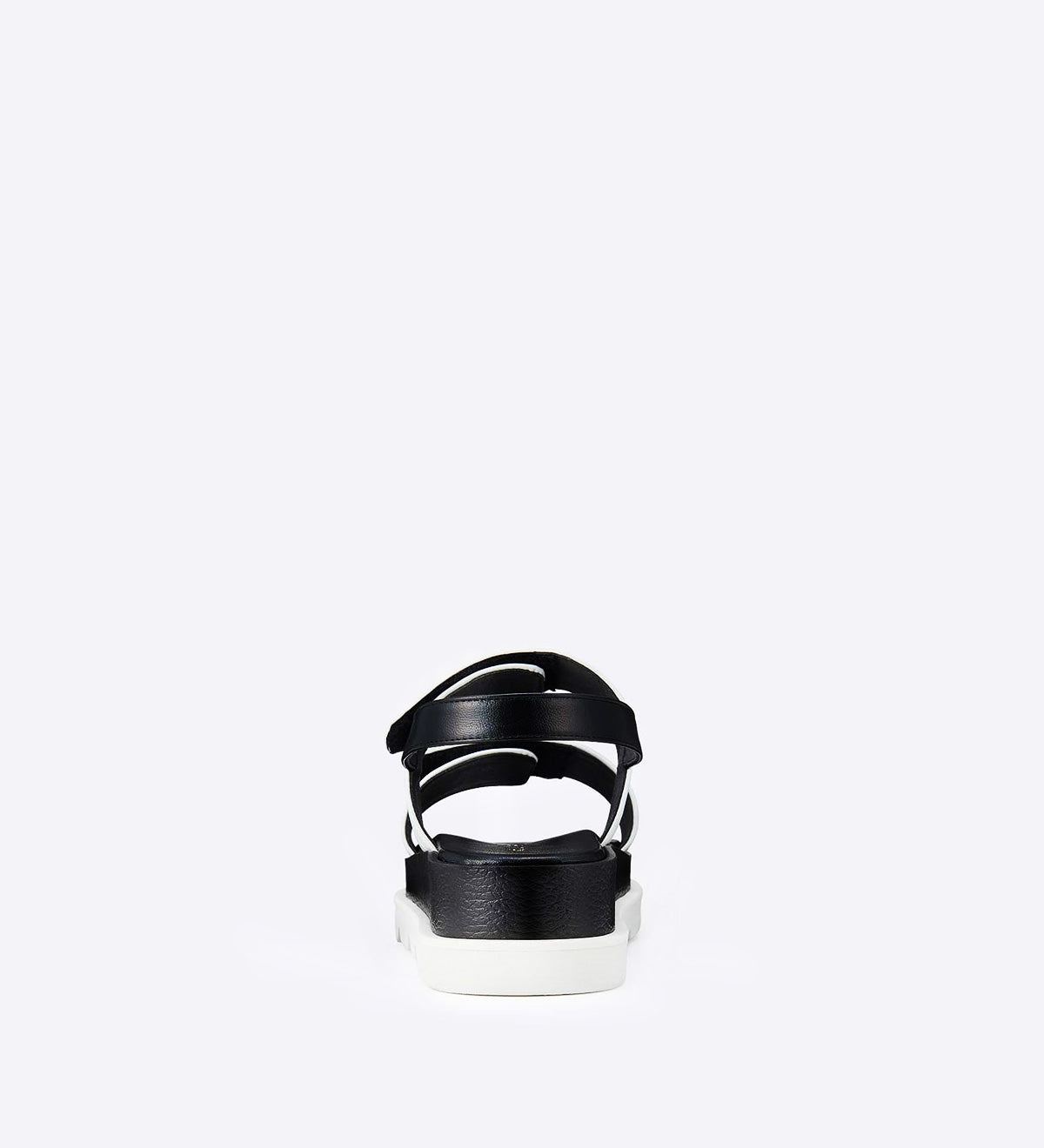 Sandália Elba com sola de dupla camada e tiras em couro