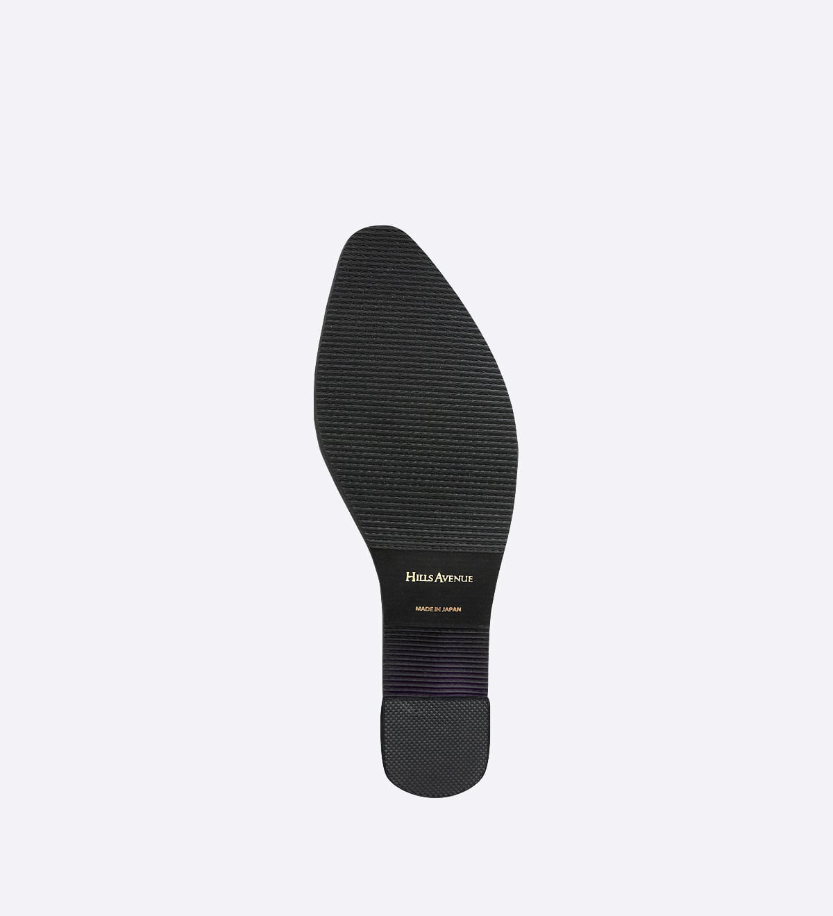 Salto Pointed Mirror em couro envernizado dourado