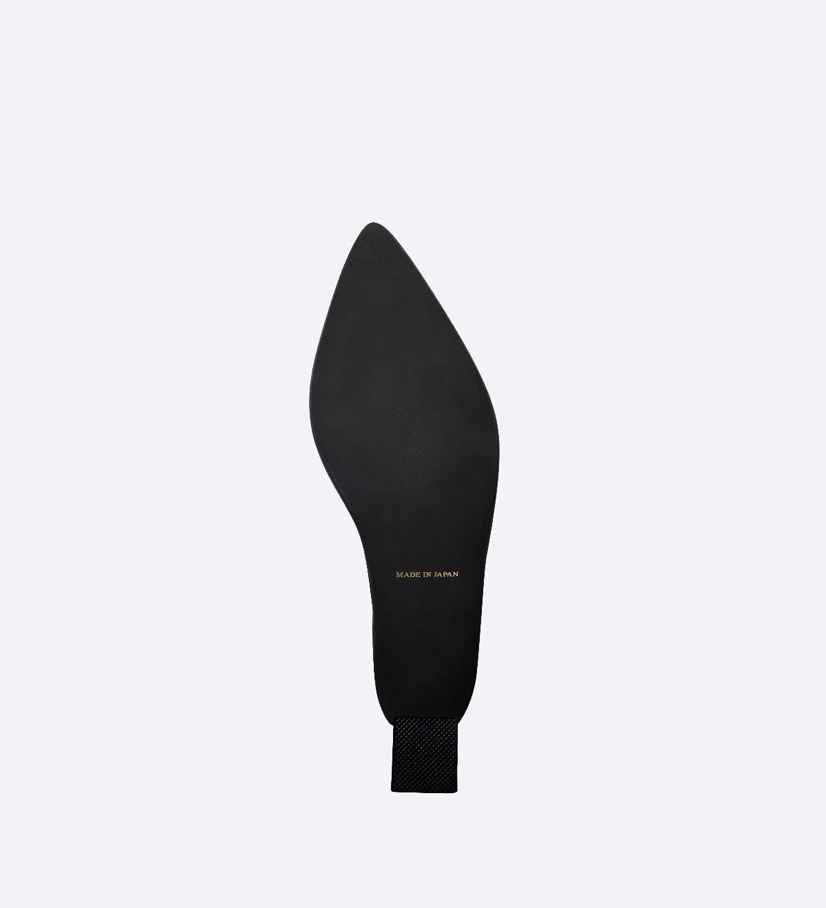 Salto Strap em couro com detalhes em veludo black